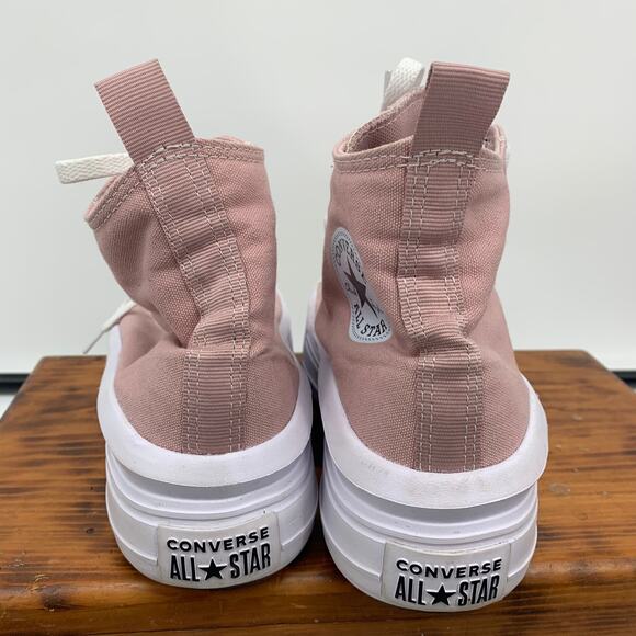 Converse Chuck Taylor All Star Lift Decade Pink High Top Platform Shoes Size 5 - Picture 5 of 8